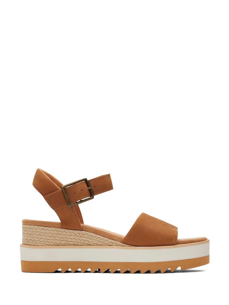 TOMS Diana Brown Wedges - Image 1 of 4