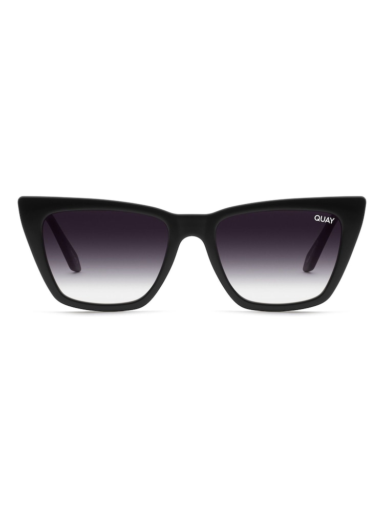 QUAY Call The Shots Black Sunglasses - Image 1 of 2