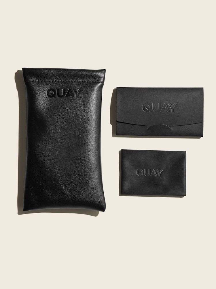 QUAY Black Call The Shots Sunglasses - Image 3 of 3