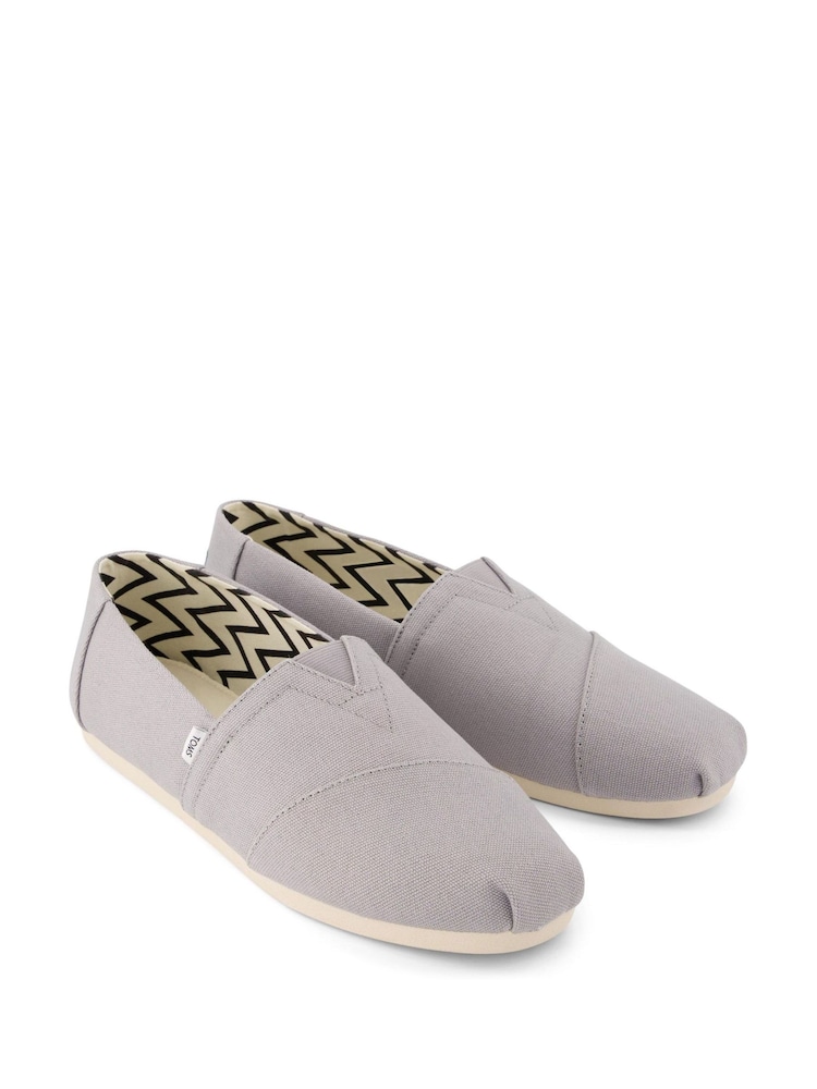 TOMS Grey Alpargata Shoes - Image 2 of 4