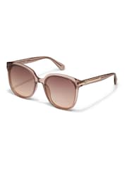 QUAY Rent Free Brown Sunglasses - Image 2 of 2