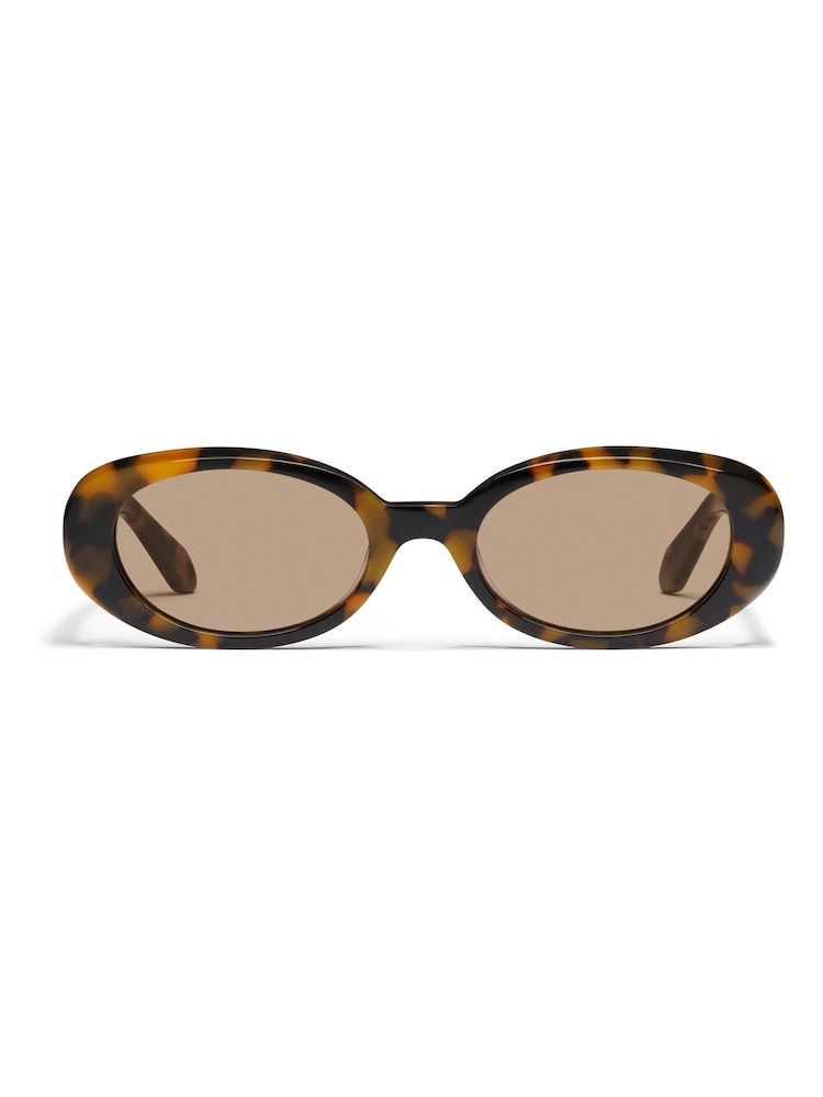 QUAY Animal Print Felt Cute Sunglasses - Image 1 of 2