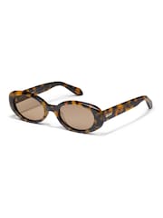 QUAY Animal Print Felt Cute Sunglasses - Image 2 of 2