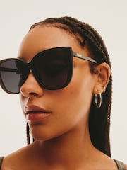 QUAY Ever After Black Sunglasses - Image 1 of 3