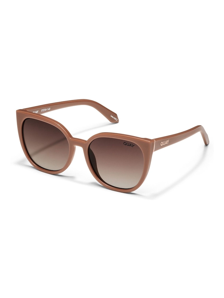 QUAY Staycation Brown Sunglass - Image 2 of 2 QUAY Staycation Brown Sunglass - Image 2 of 2