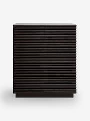 MADE.COM Dark Wood Effect Tulma 5 Drawer Chest - Image 2 of 2