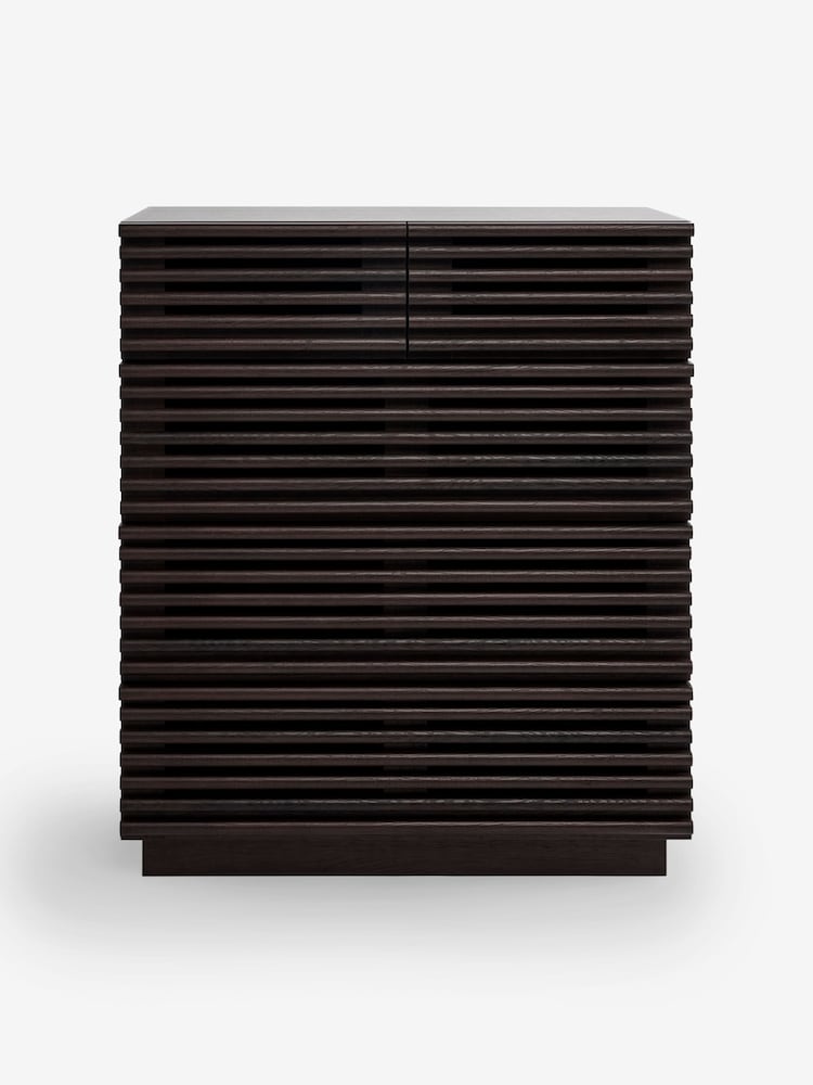 MADE.COM Dark Wood Effect Tulma 5 Drawer Chest - Image 5 of 5