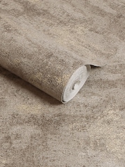 Graham & Brown Mocha Boutique Urban Plaster Heavy Weight Vinyl 10M Wallpaper - Image 2 of 3