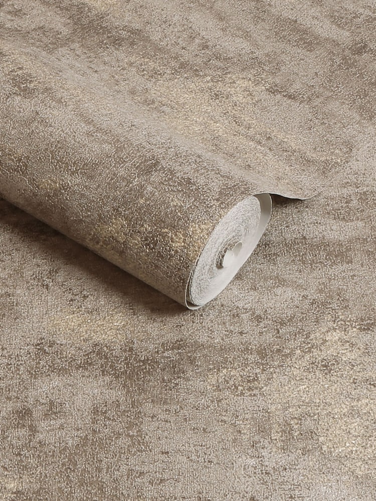 Graham & Brown Mocha Boutique Urban Plaster Heavy Weight Vinyl 10M Wallpaper - Image 2 of 3
