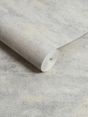 Graham & Brown Silver Boutique Urban Plaster Heavy Weight Vinyl 10M Wallpaper - Image 2 of 3