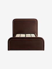 MADE.COM Velvet Dark Truffle Brown Etta Ottoman Storage Bed - Image 9 of 9