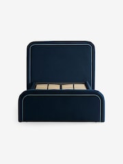 MADE.COM Velvet Midnight Navy Etta Ottoman Storage Bed - Image 5 of 5