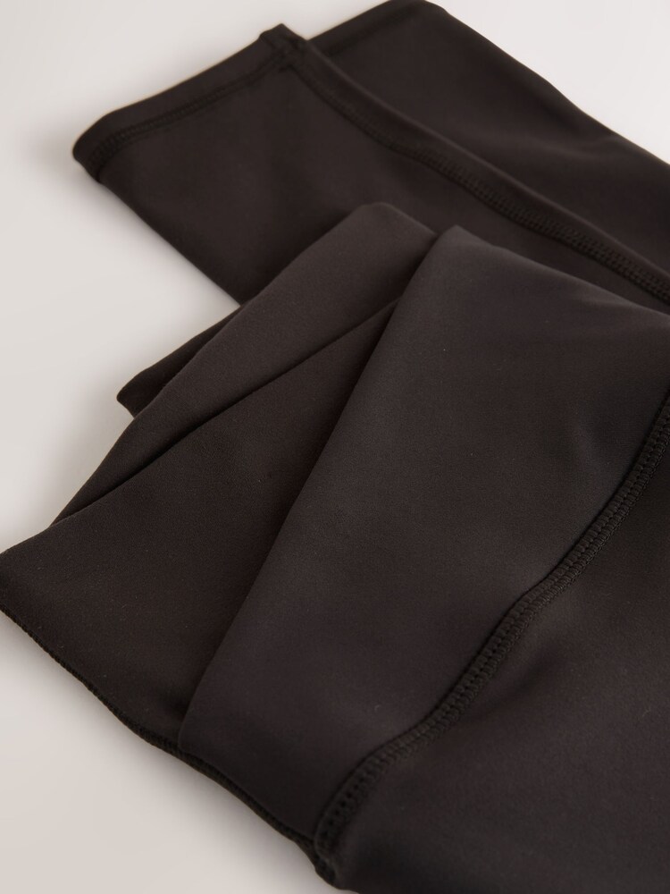 Chocolate Brown Active Balance Wrap Front Leggings - Image 3 of 3