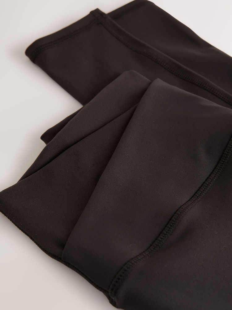 Chocolate Brown Active Balance Wrap Front Leggings - Image 8 of 8