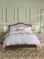 Nina Campbell Arlo Truffle Natural Coretta Bed - Image 2 of 5