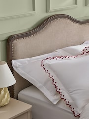 Nina Campbell Arlo Truffle Natural Coretta Bed - Image 3 of 5