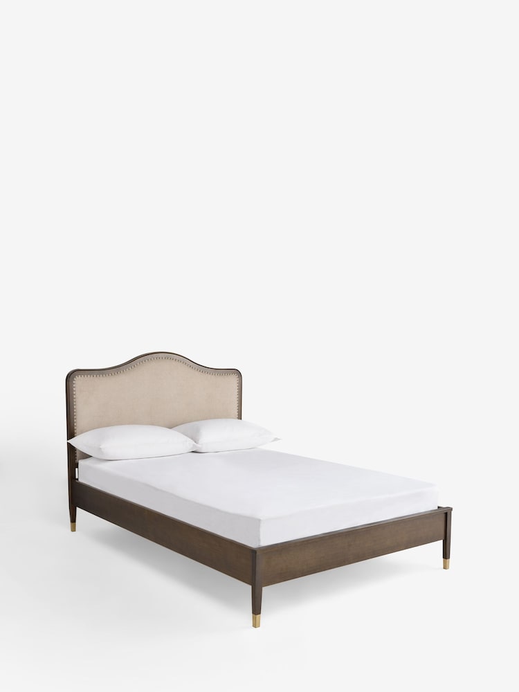 Nina Campbell Arlo Truffle Natural Coretta Bed - Image 5 of 5 Nina Campbell Arlo Truffle Natural Coretta Bed - Image 5 of 5