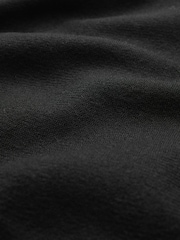 কালো - N.Premium Made in Italy Twill Midweight Shawl Scarf - 8এর মধ্যে 8 ছবি
