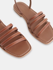 Whistles Brown Bruna Strappy Sandals - Image 4 of 4