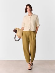 Whistles White Crochet Knitted Shirt - Image 3 of 5