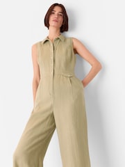 Whistles Ellis Western Linen Jumpsuit - Imagen 2 de 5