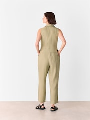 Whistles Ellis Western Linen Jumpsuit - Imagen 5 de 5