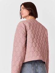 Whistles Pink Maya Quilted Jacket - Image 2 of 5