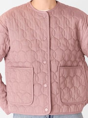 Whistles Pink Maya Quilted Jacket - Image 5 of 5
