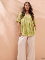 Evans Green Swing Boho Top - Image 2 of 5