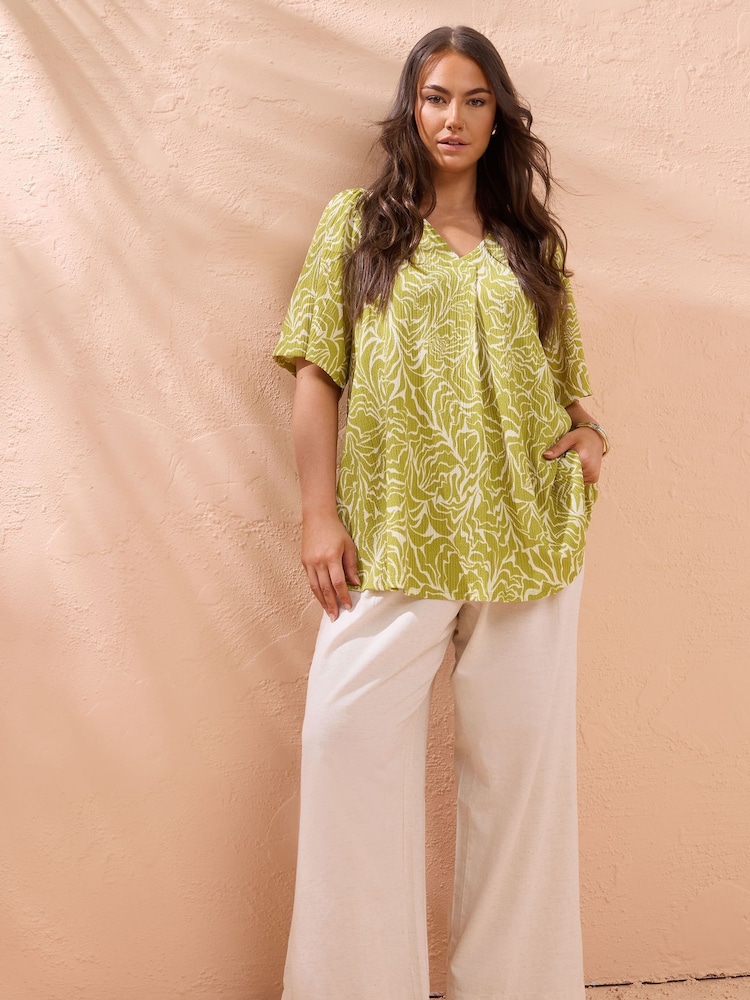 Evans Green Swing Boho Top - Image 2 of 5