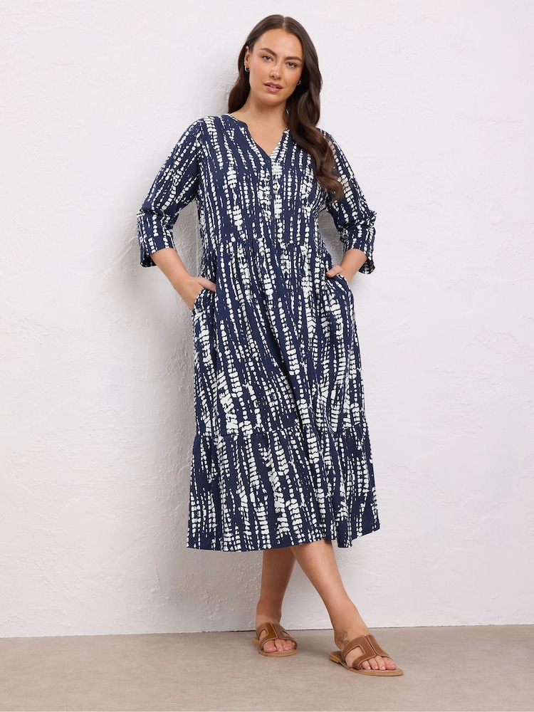 Evans Cotton Slub Dress - Image 1 of 5