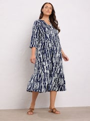 Evans Cotton Slub Dress - Image 4 of 5