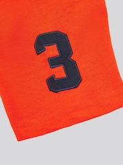 U.S. Polo Assn. Orange Boys 100% Cotton Player 3 T-Shirt - Image 4 of 5
