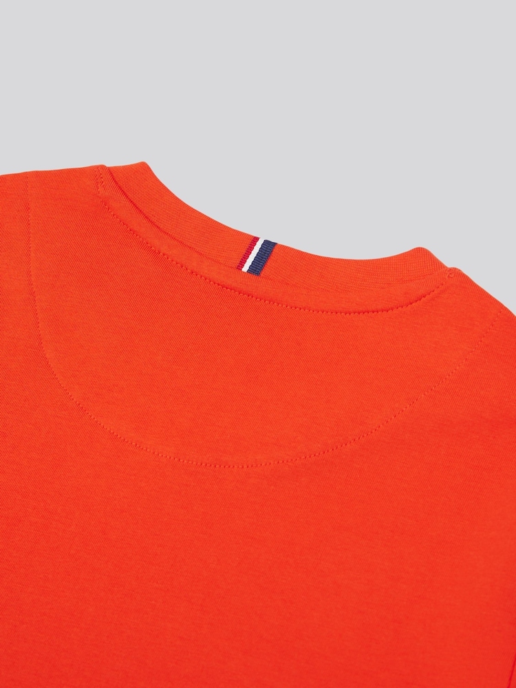 U.S. Polo Assn. Orange Boys 100% Cotton Player 3 T-Shirt - Image 5 of 5