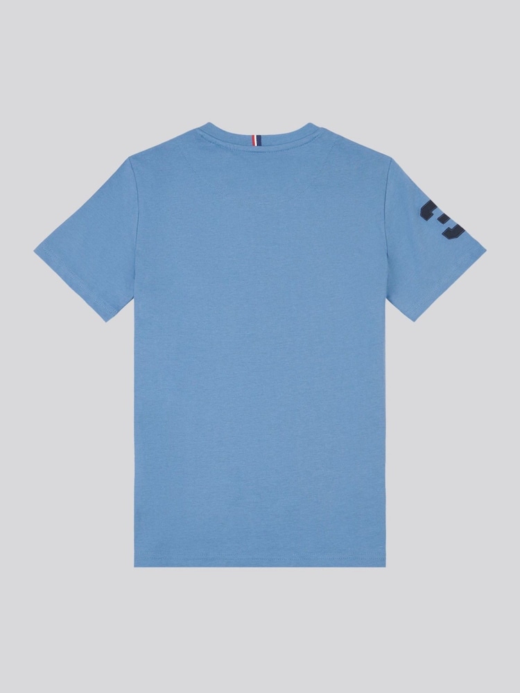 U.S. Polo Assn. Blue Boys 100% Cotton Player 3 T-Shirt - Image 2 of 5 U.S. Polo Assn. Blue Boys 100% Cotton Player 3 T-Shirt - Image 2 of 5