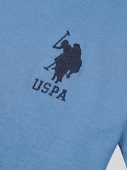 U.S. Polo Assn. Blue Boys 100% Cotton Player 3 T-Shirt - Image 5 of 5
