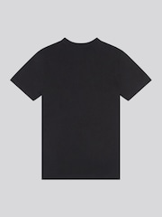 U.S. Polo Assn Black Boys Double Horsemen Graphic Print 100% Cotton T-Shirt - Image 2 of 3