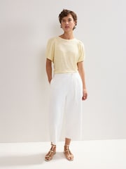 Phase Eight Yellow Arabel 100% Linen Top - Image 3 of 6