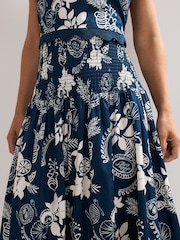 Phase Eight Blue 100% Cotton Evalina Skirt - Image 6 of 7