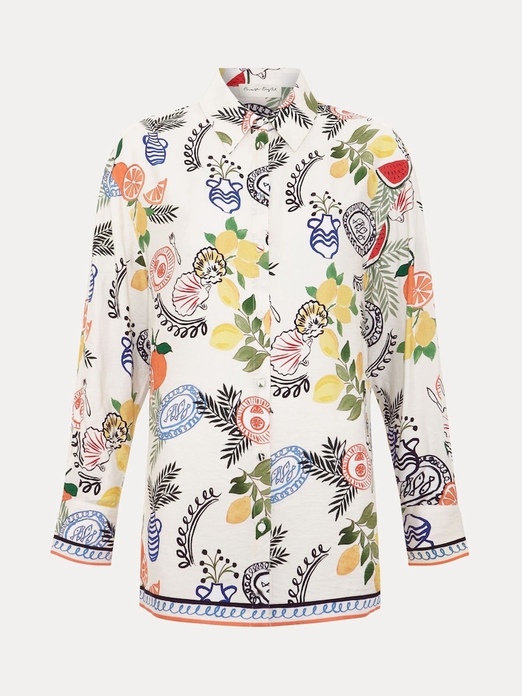 Phase Eight Cream Zeliha Shirt - Image 7 of 7