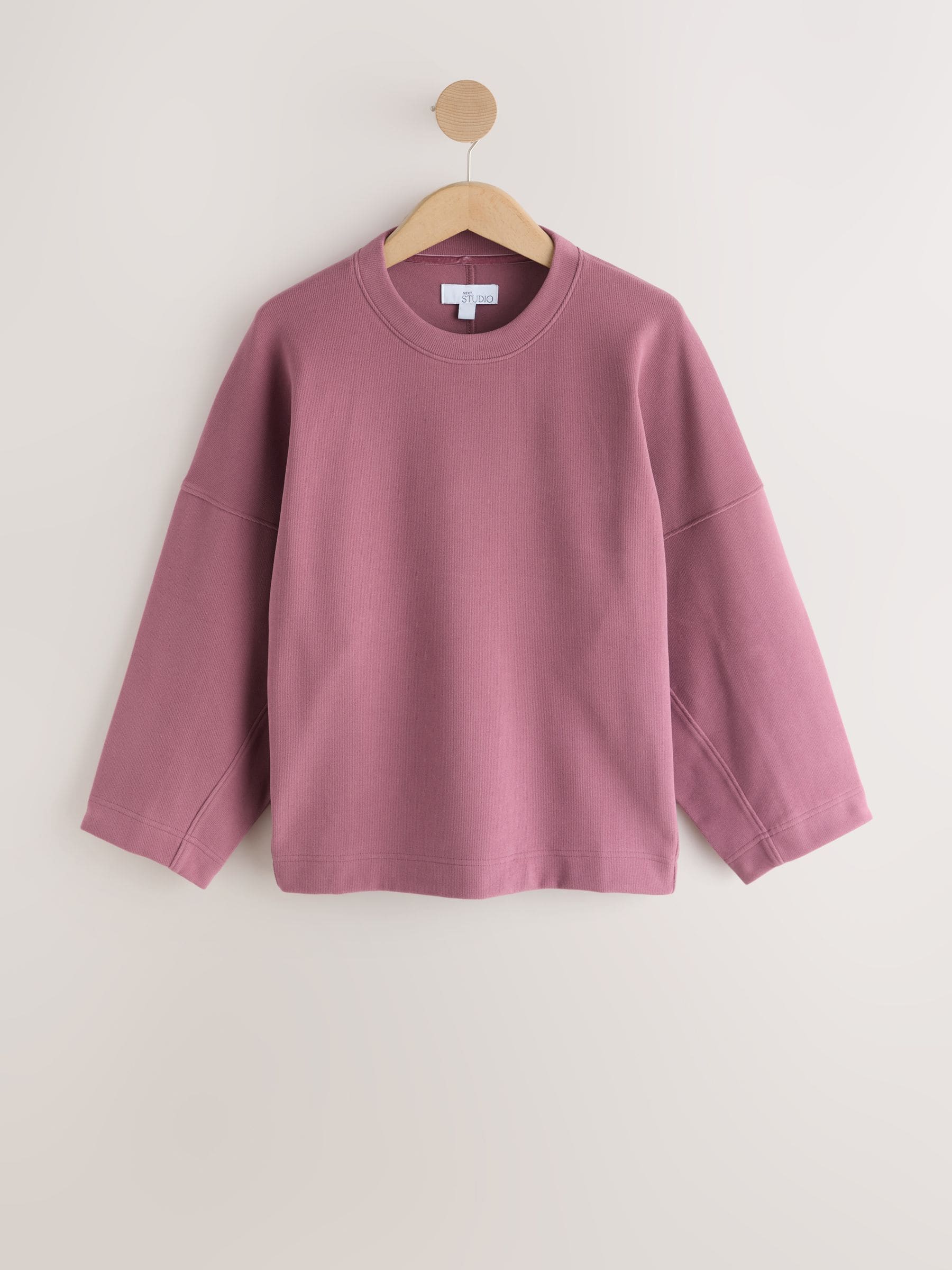 Next：日本 ローズ ピンク - ブラッシュド トレーナー from Next Japan