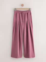 Rose Pink N.Premium Wide Leg Joggers - Image 6 of 8