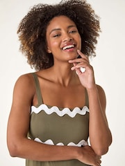 Roman Green Ric Rac Strap Detail Jumpsuit - Image 4 of 5