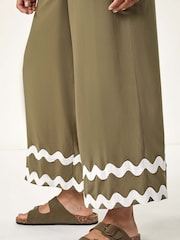 Roman Green Ric Rac Strap Detail Jumpsuit - Image 5 of 5