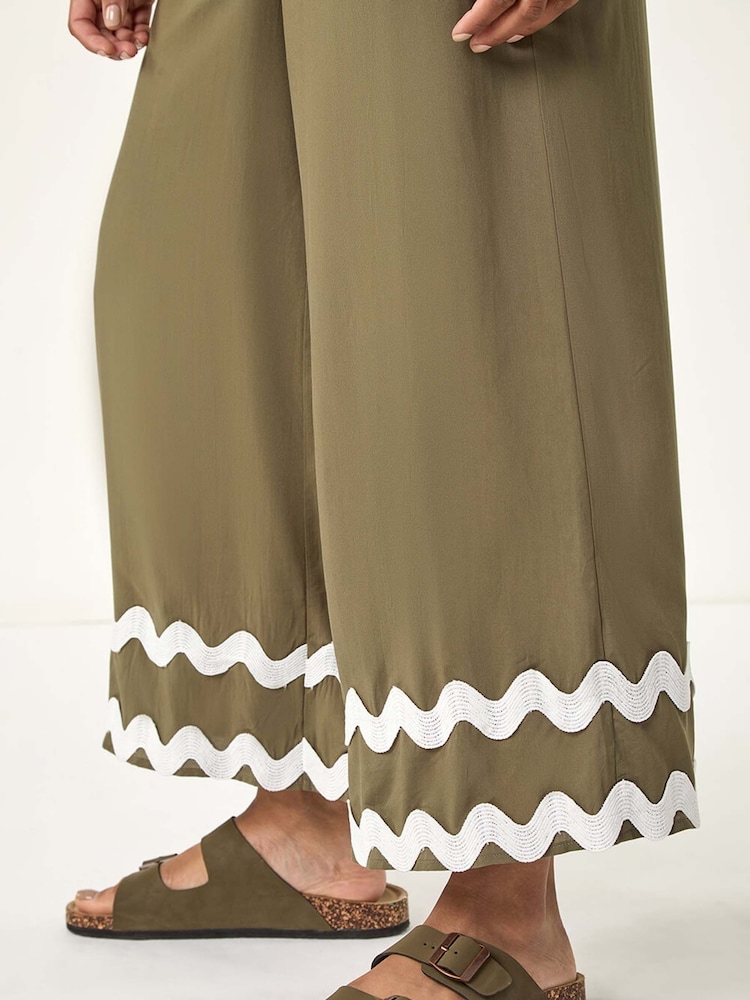 Roman Green Ric Rac Strap Detail Jumpsuit - Image 5 of 5