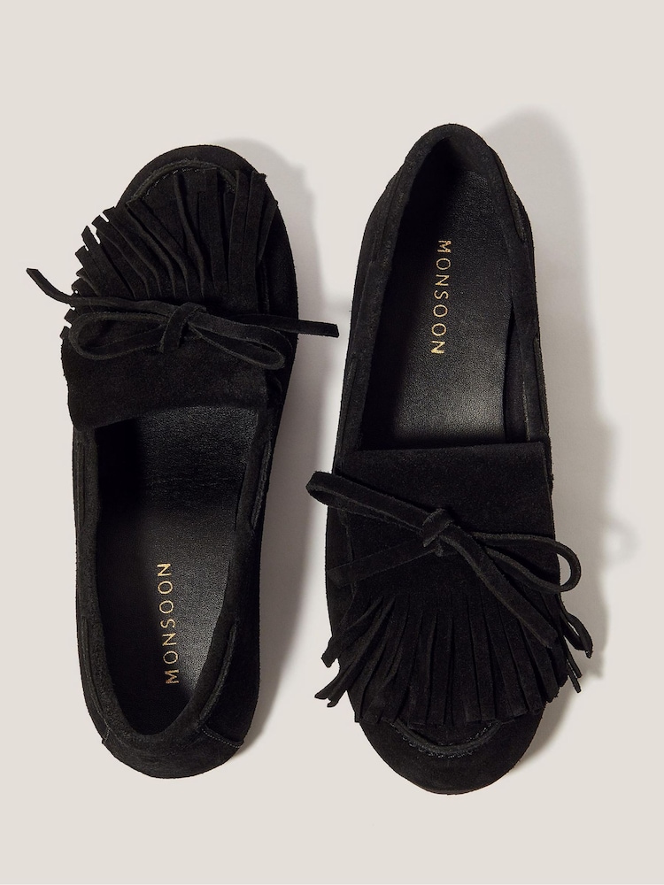Monsoon Sarah Suede Moccasins - Slika 3 iz 3