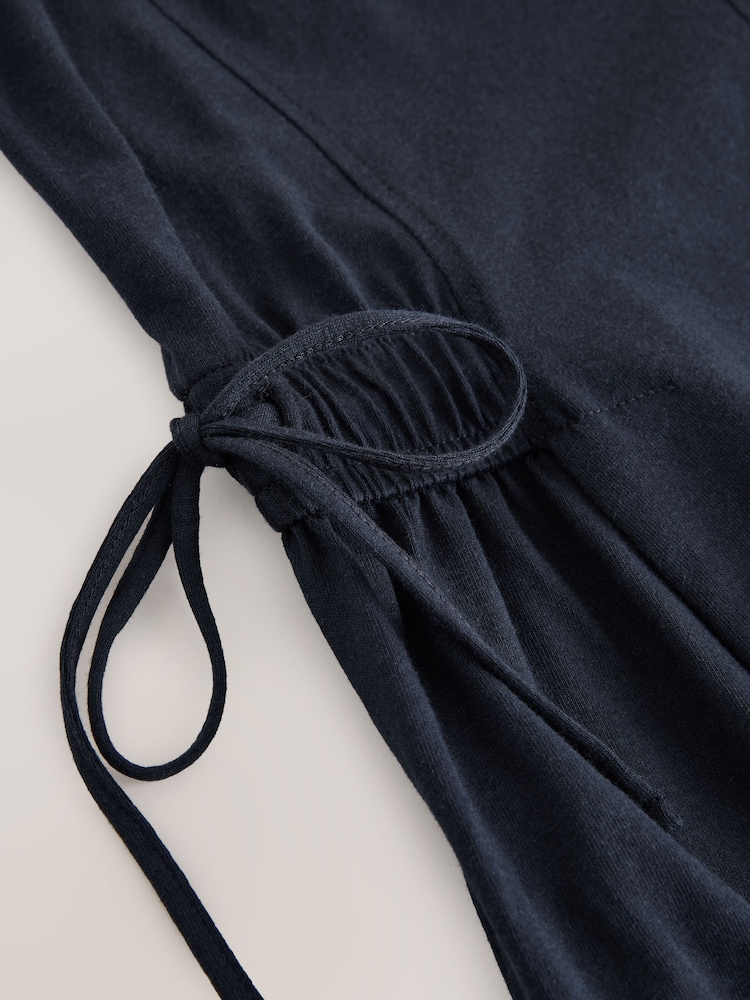 Navy Jersey V-Neck jumpsuit - Image 2 of 3