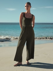 Verde caqui - Mono de punto - Imagen 1 de 6