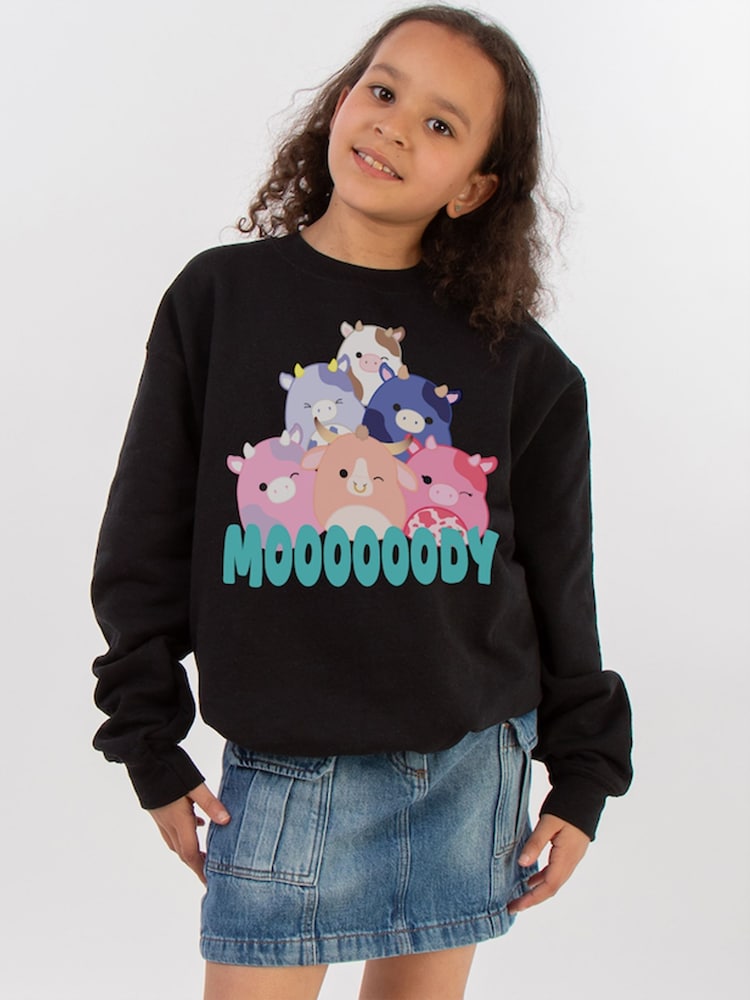 Brands In Black Squishmallows Moody Moos Sweatshirt - Image 1 of 3