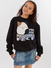 Brands In Black Squishmallows Cam Purrfect Sweatshirt - Image 1 of 3